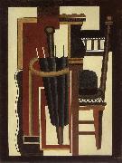 Fernard Leger Umbrella and hat oil